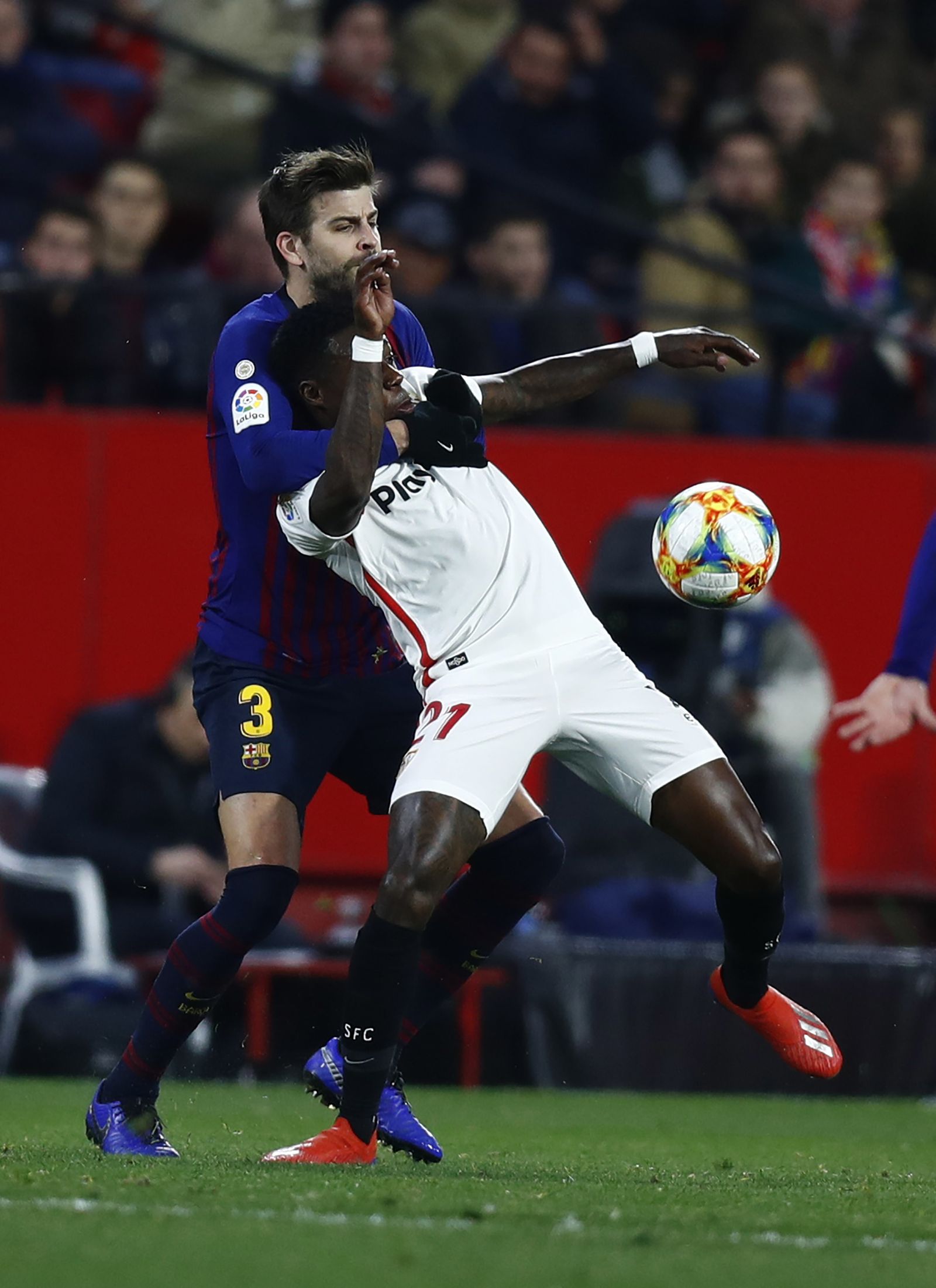 Las imágenes del Sevilla FC-Barcelona de Copa del Rey