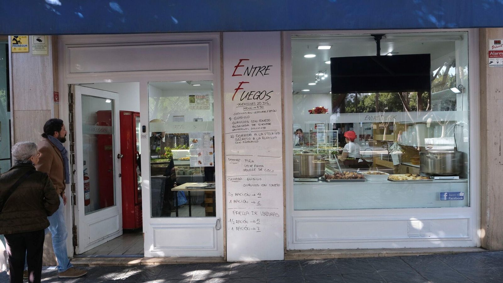 Entre Fuegos, en el centro de la capita, Rambla Federico García Lorca