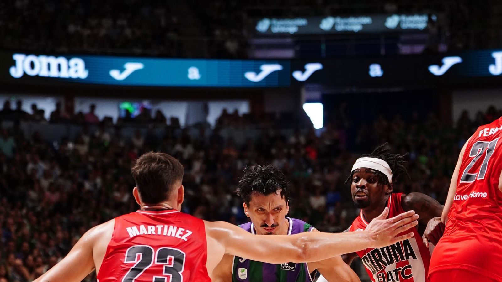 El Unicaja-Girona, en fotos