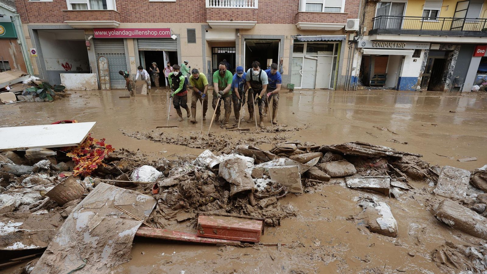 Situación en Paiporta en este lunes 4 de noviembre