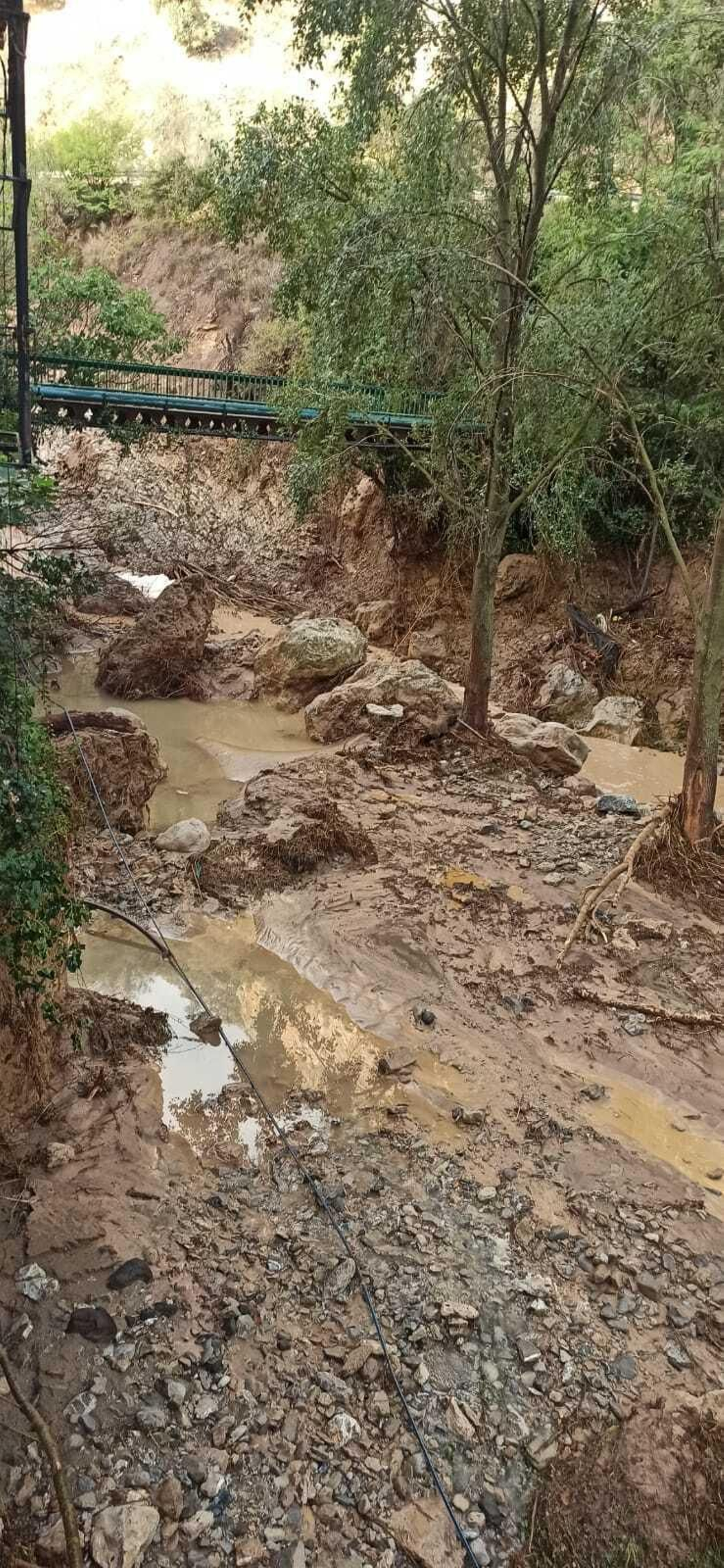 Los daños provocados por la tormenta en Almedinilla, en imágenes