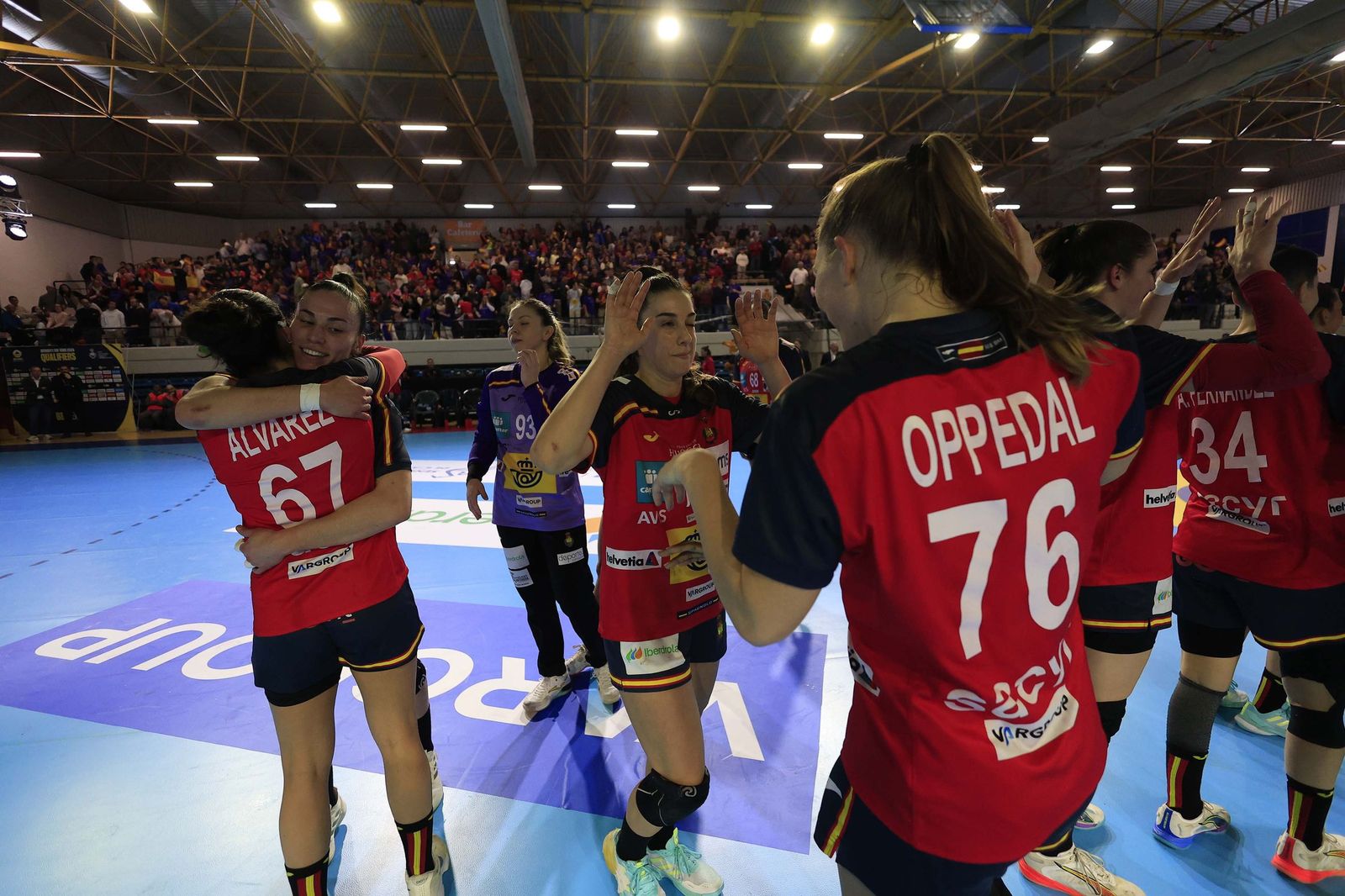 Las fotos del España-Austria del preeuropeo femenino de balonmano, en Algeciras