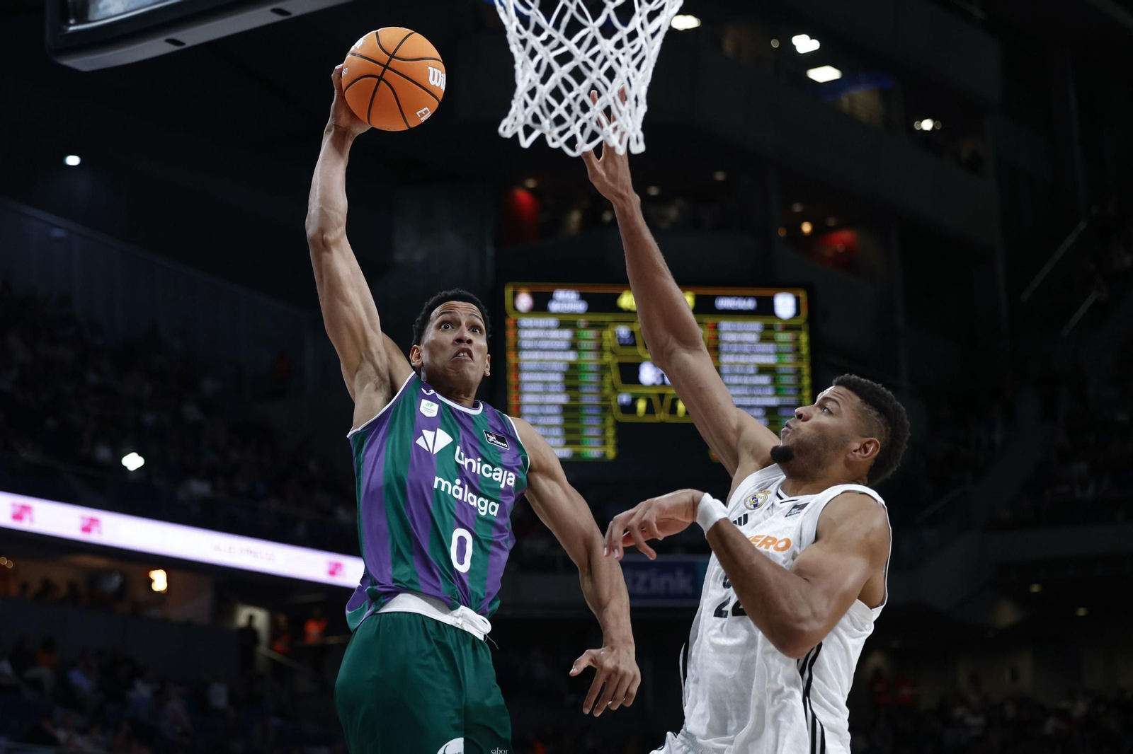 El Real Madrid-Unicaja, en fotos