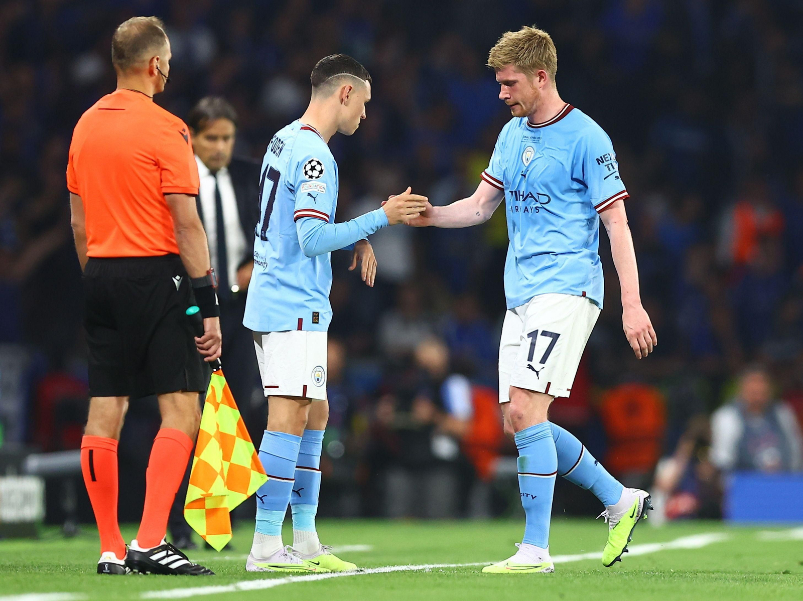 Las imágenes de la fina de la Champions entre el Manchester City y el Inter de Milán