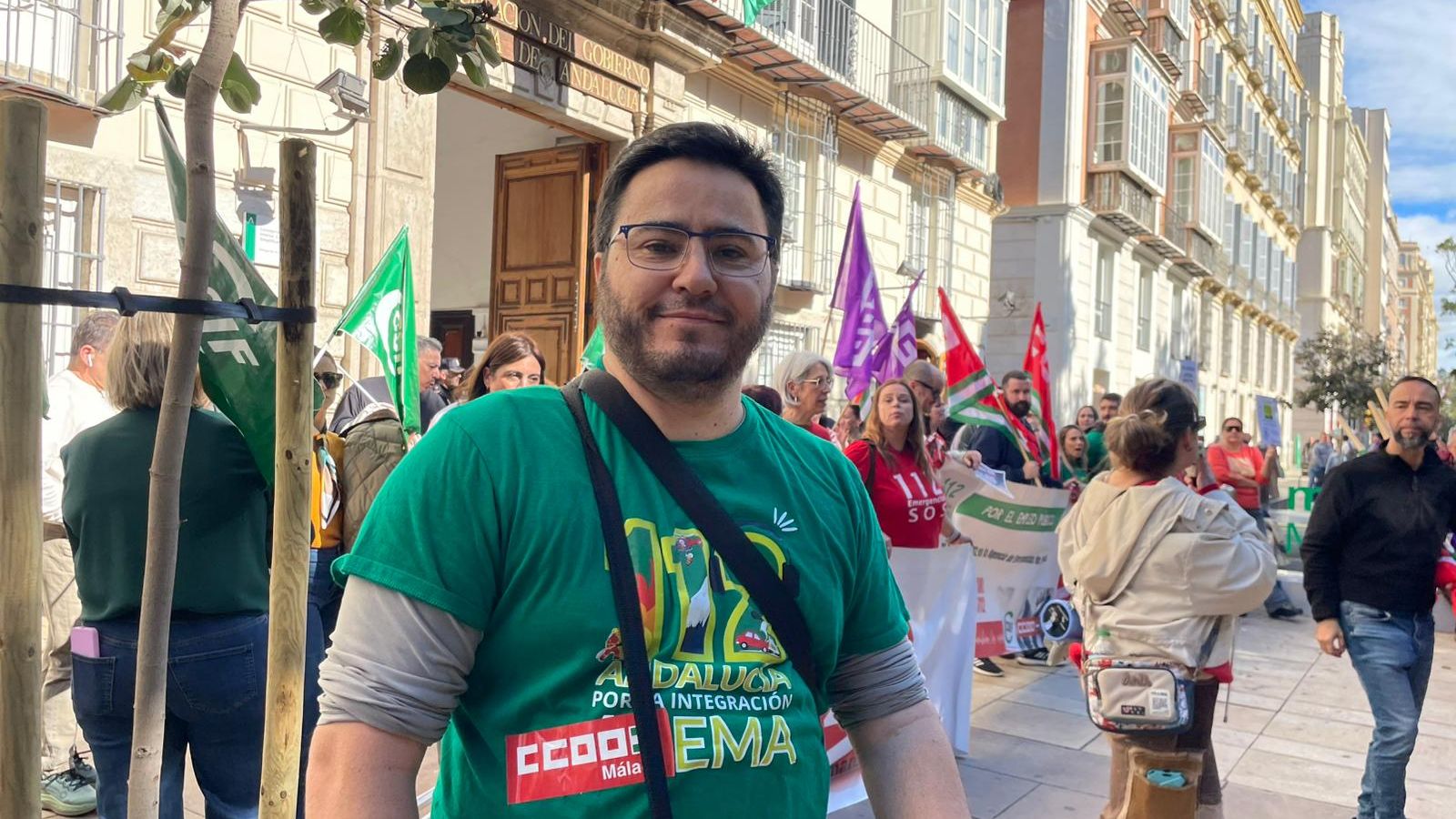 Paco Martés, trabajador del 112 en Andalucía