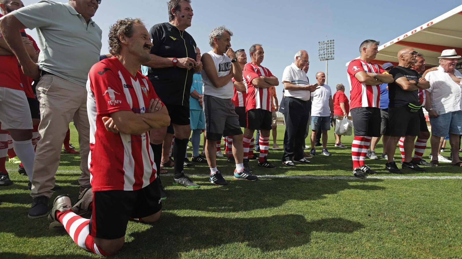 Fotos del triangular de homenaje a Fernando Gallego de los Veteranos del Algeciras CF