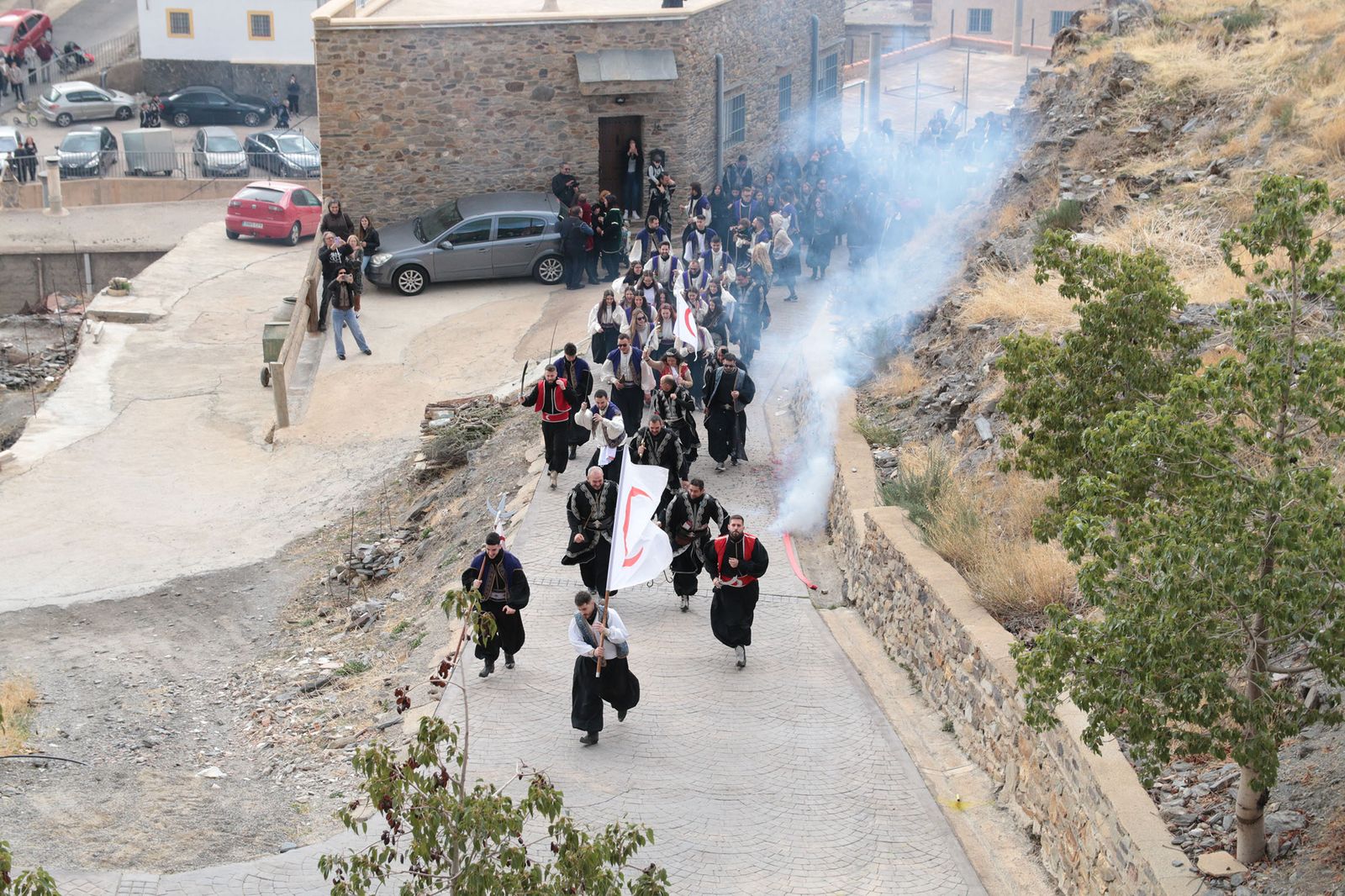 Los Moros y Cristianos de Gérgal se enfrentan en las fiestas de San Sebastián