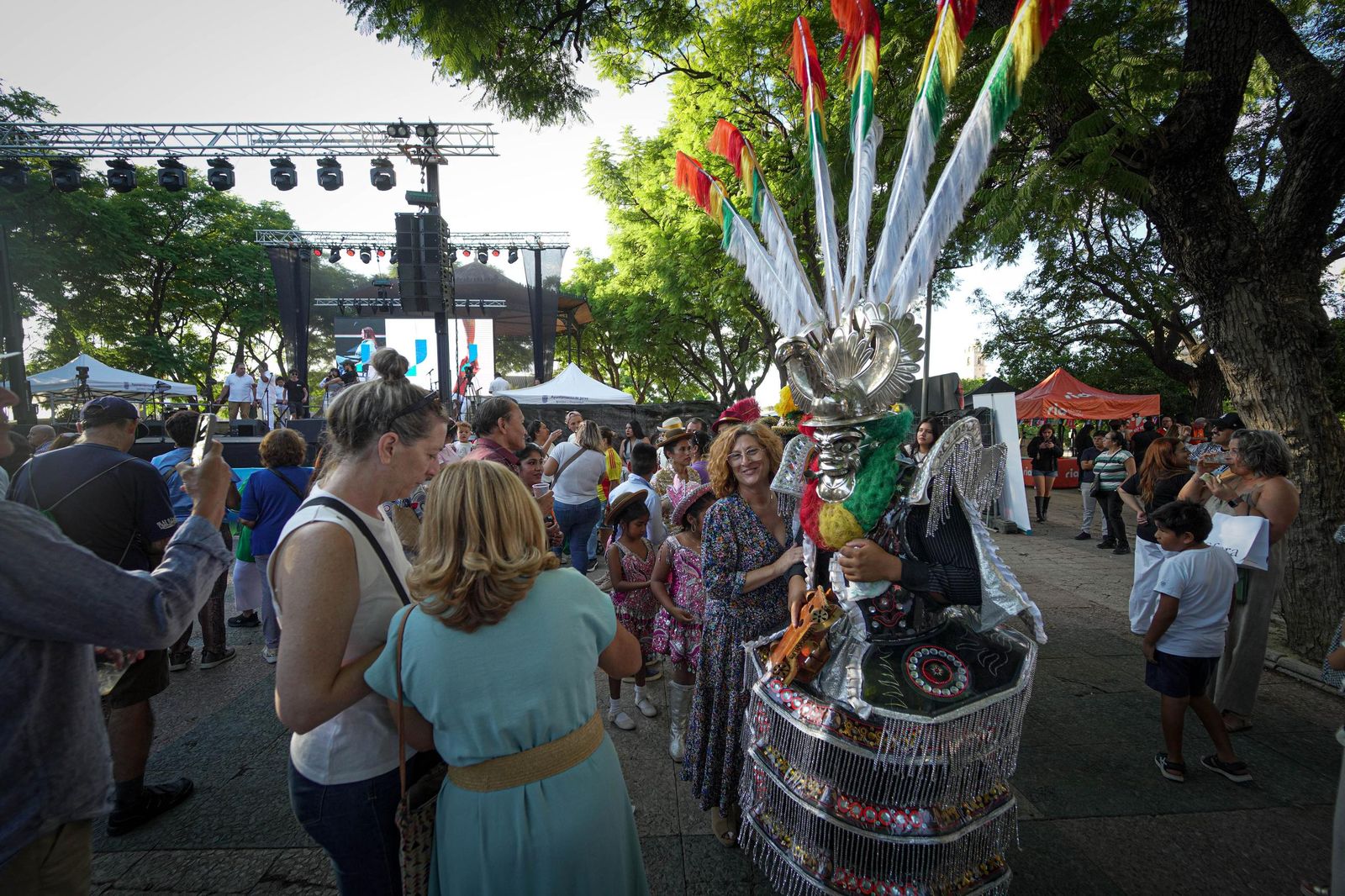 Imágenes de la fiesta Alma Hispana y la Noche Azul y Blanca en Jerez
