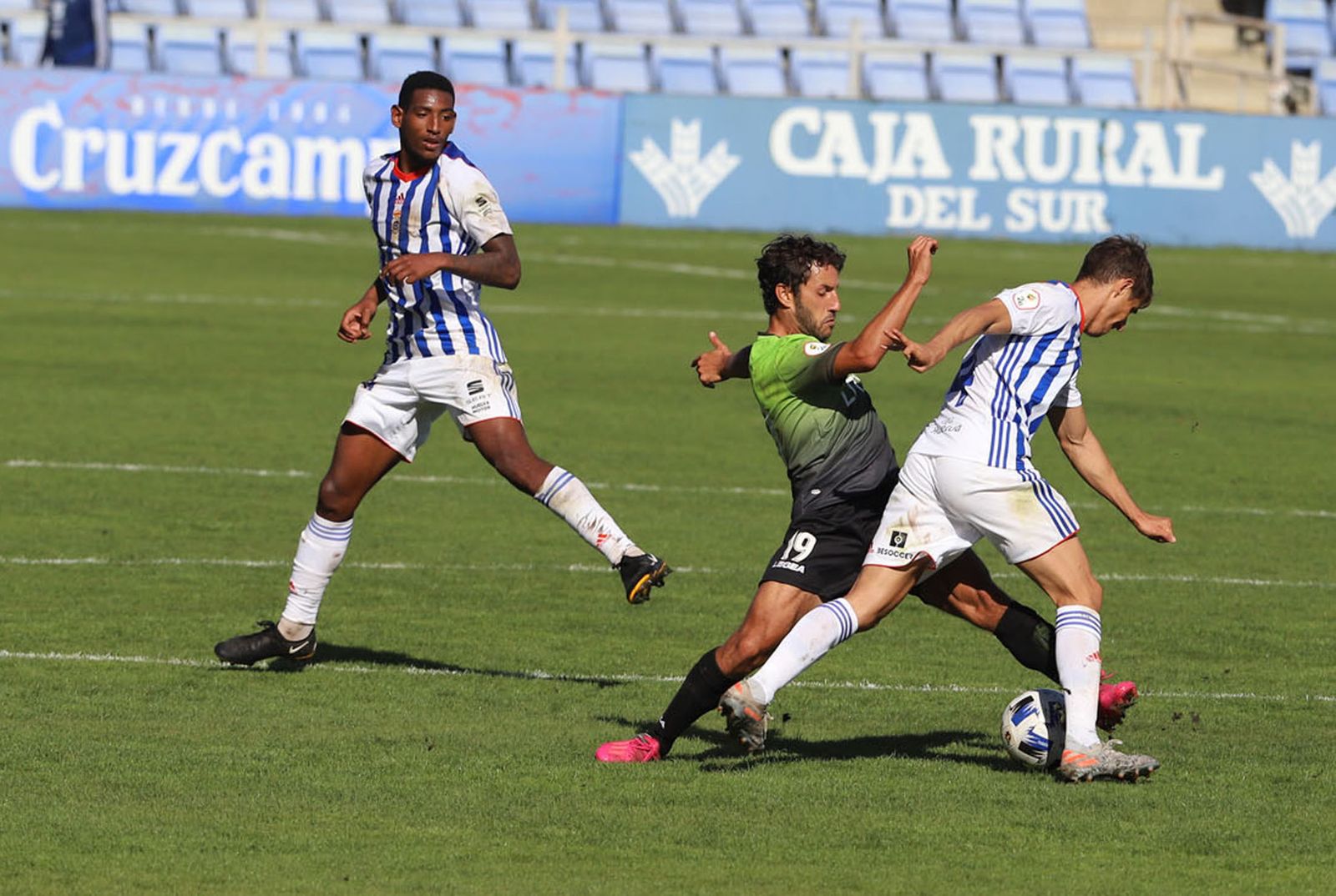 Alexander, en el encuentro del pasado domingo contra la Balona.