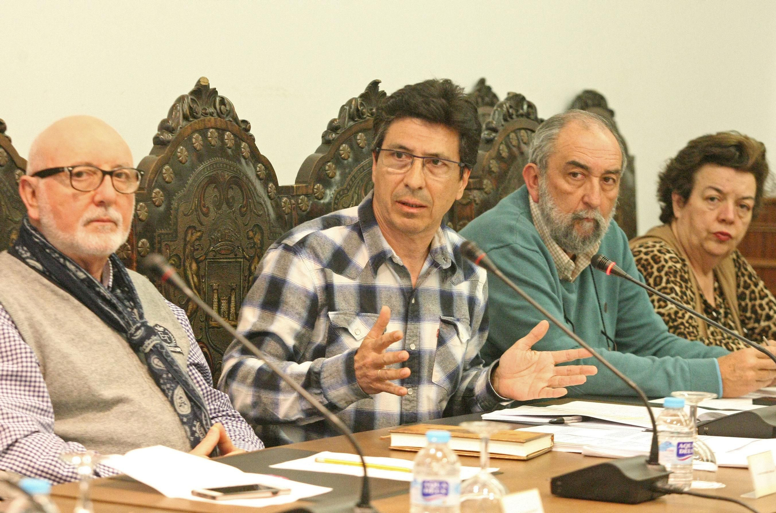 Miguel Tornay, durante un Pleno