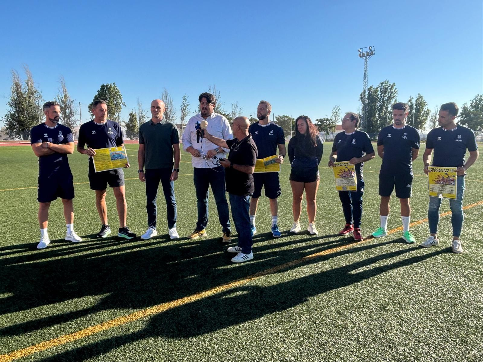 Presentación de la programación deportiva de Lepe.
