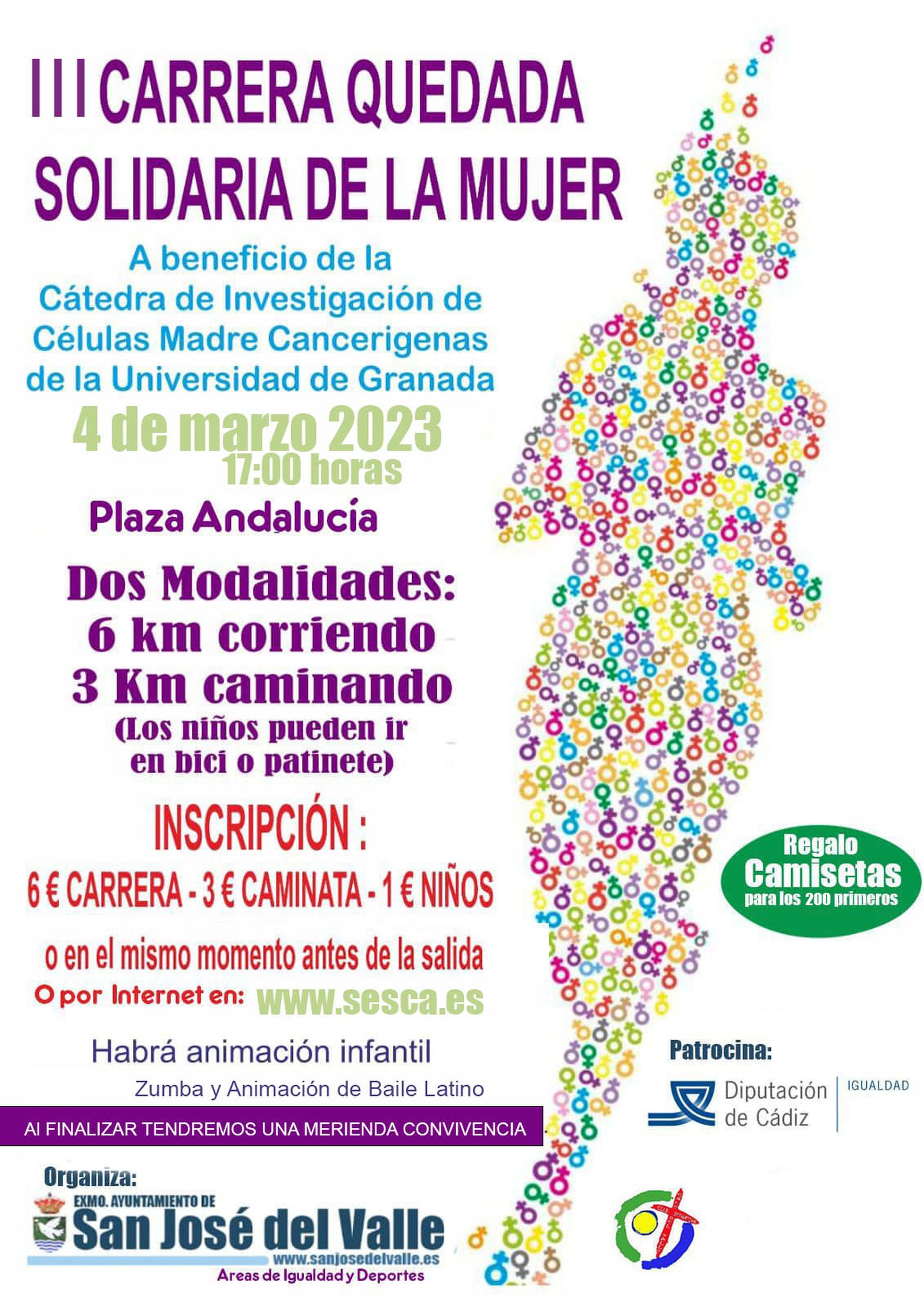 Carte III Carrera Quedada Solidaria de la Mujer.