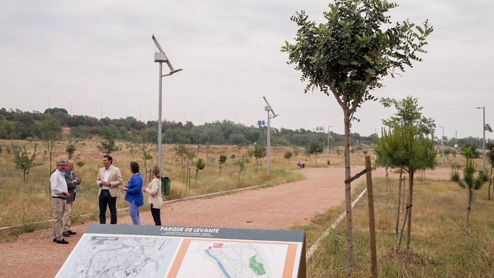 Detalle del Parque de Levante.