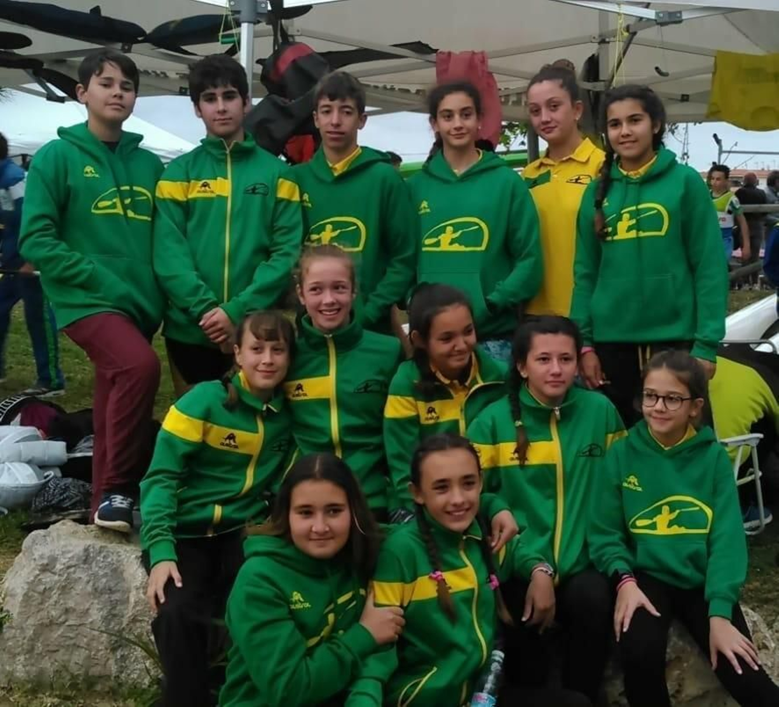 El equipo infantil del Tartessos que ha participado en el Campeonato de Jóvenes Promesas.