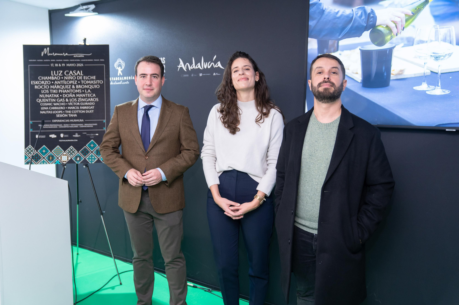 Presentación del cartel del Festival Murmura Alpujarra en Fitur.