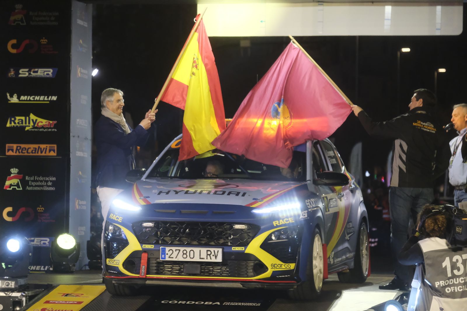 Así ha sido la ceremonia de salida del Rallye Sierra Morena 2023