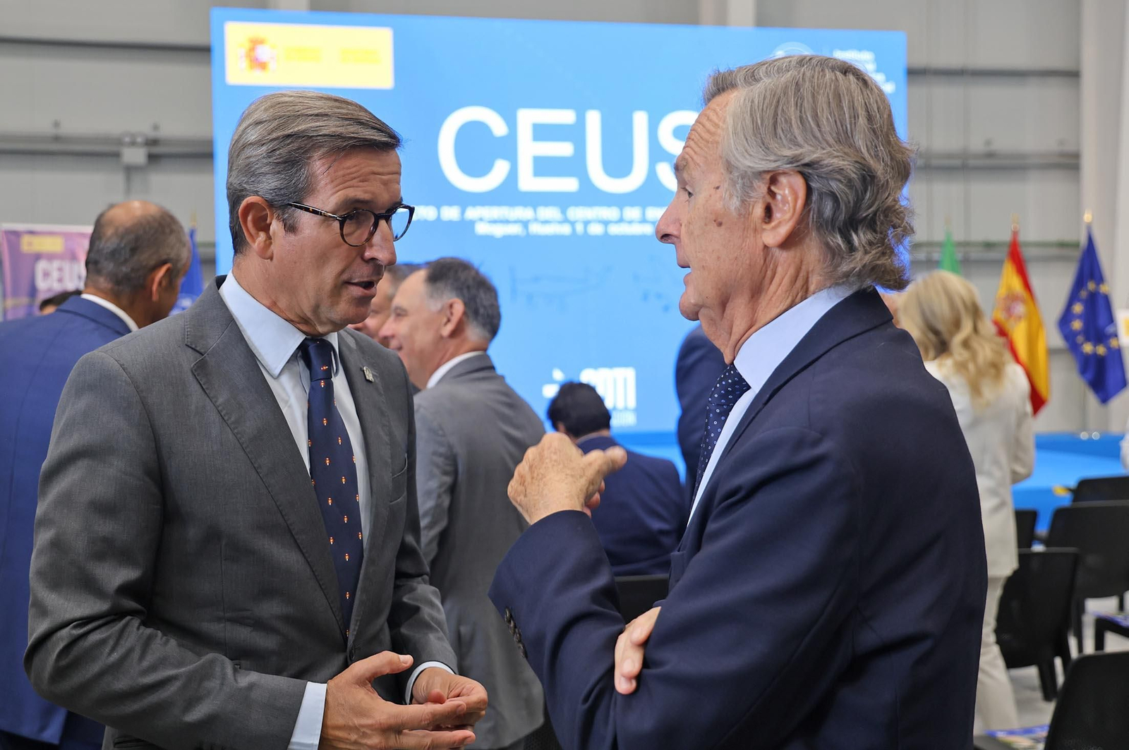 Imágenes de la inauguración del CEUS por Pedro Sánchez en Moguer