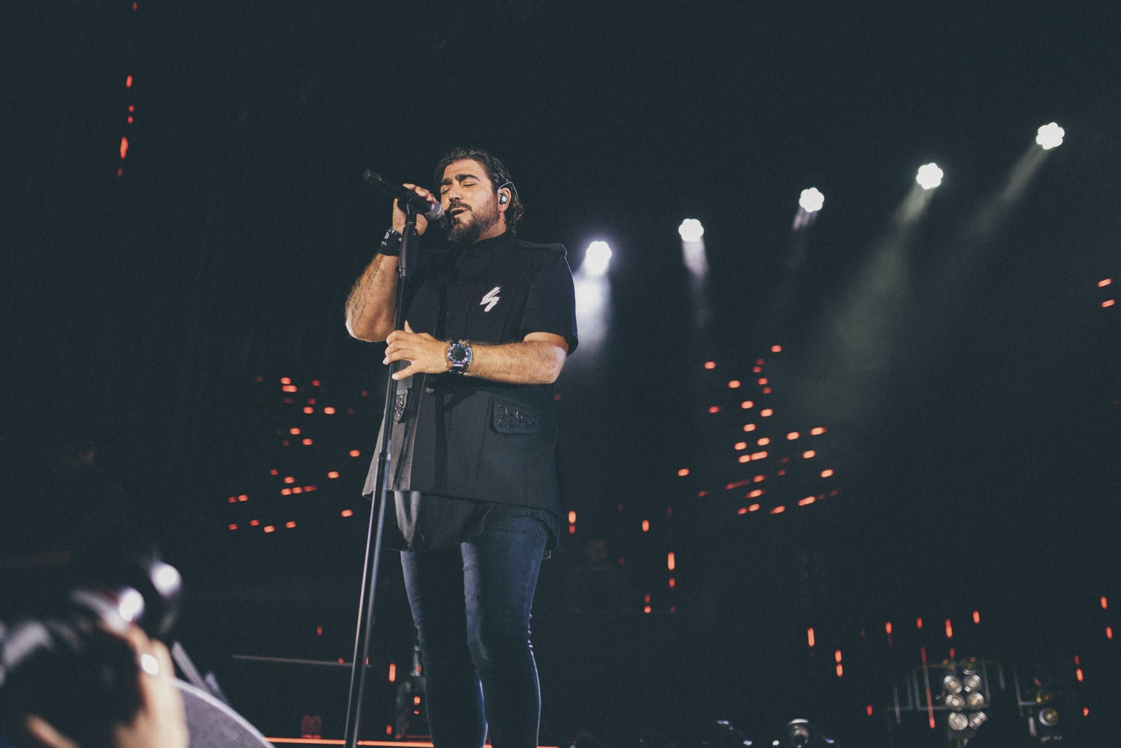 Imágenes del concierto de Antonio Orozco en la Plaza de Toros de La Merced
