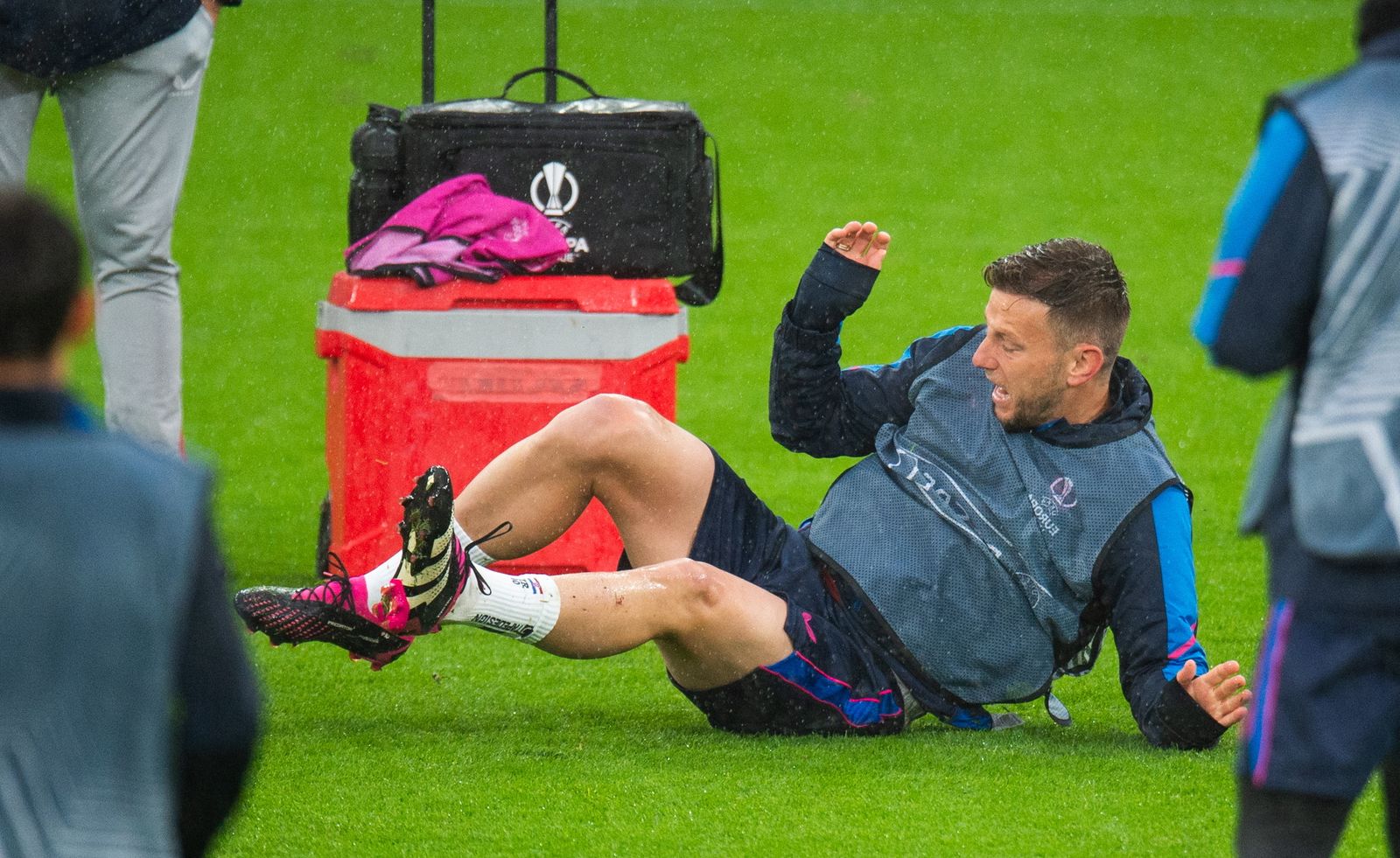 Las fotos previas al Manchester United - Sevilla