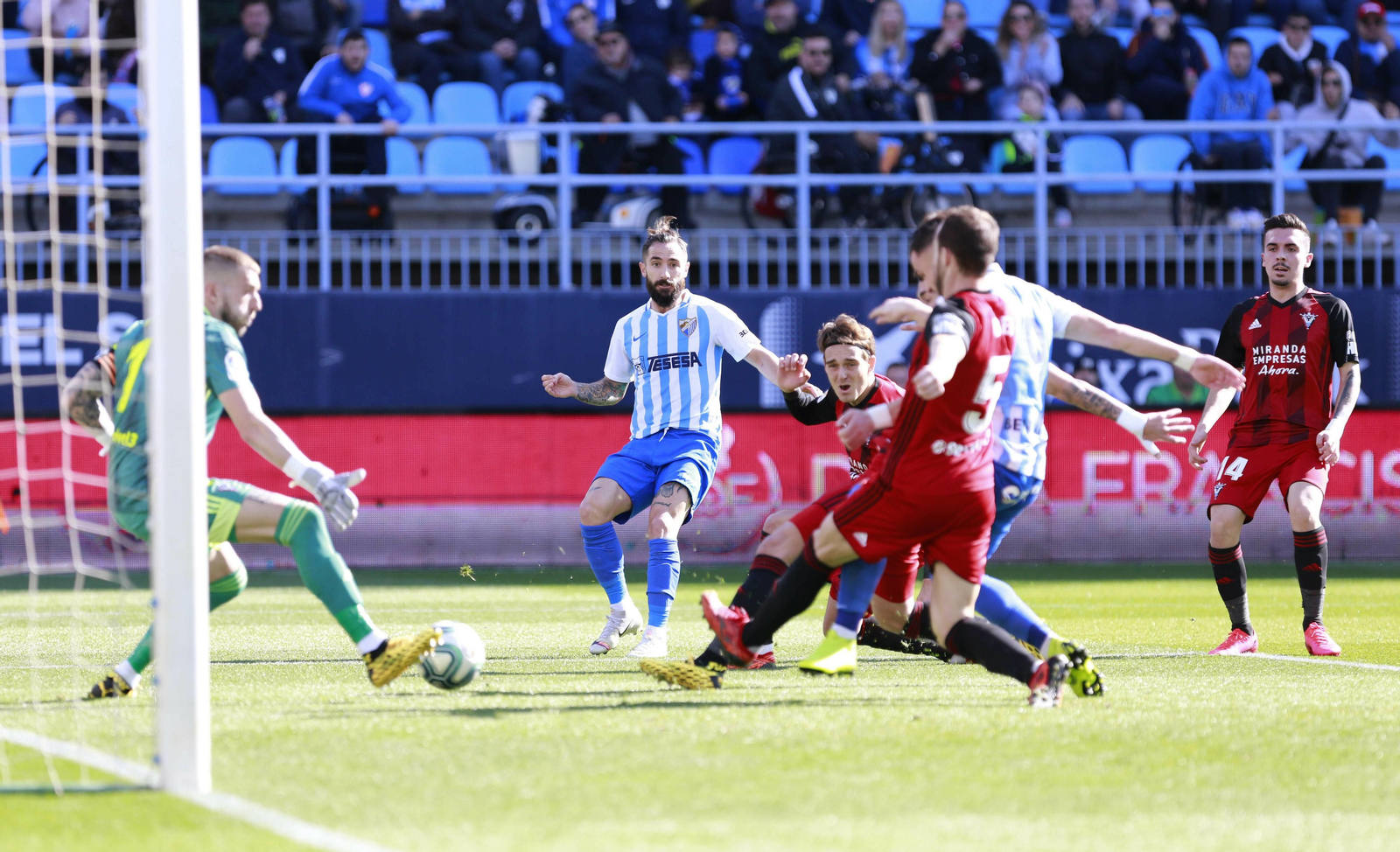 Las imágenes del Málaga CF - Mirandés Las imágenes del Málaga CF - Mirandés