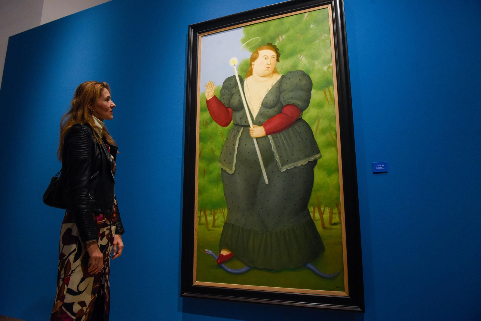 Inauguración  de la exposición sobre Fernando Botero