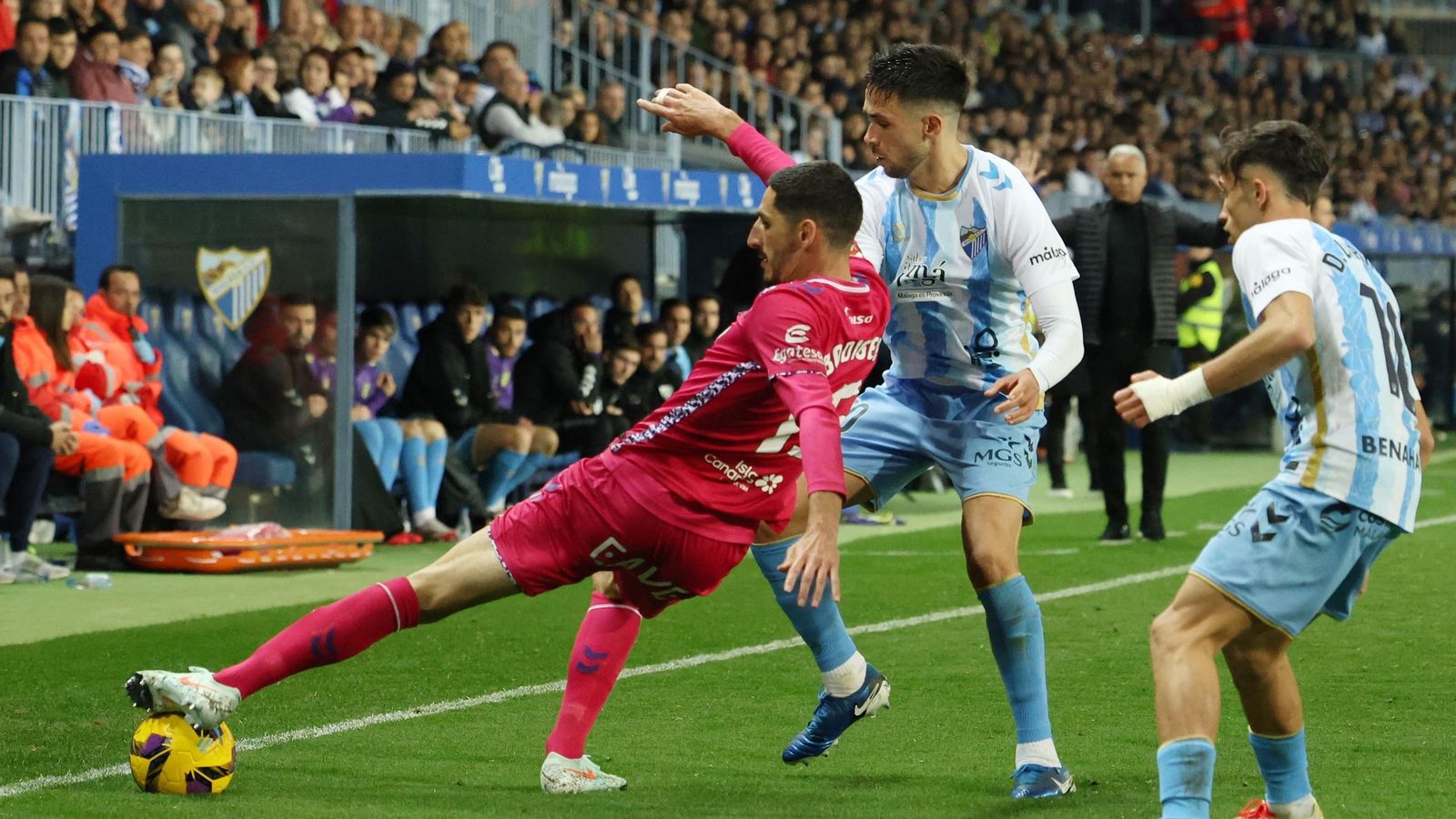 El Málaga CF-CD Tenerife, en fotos