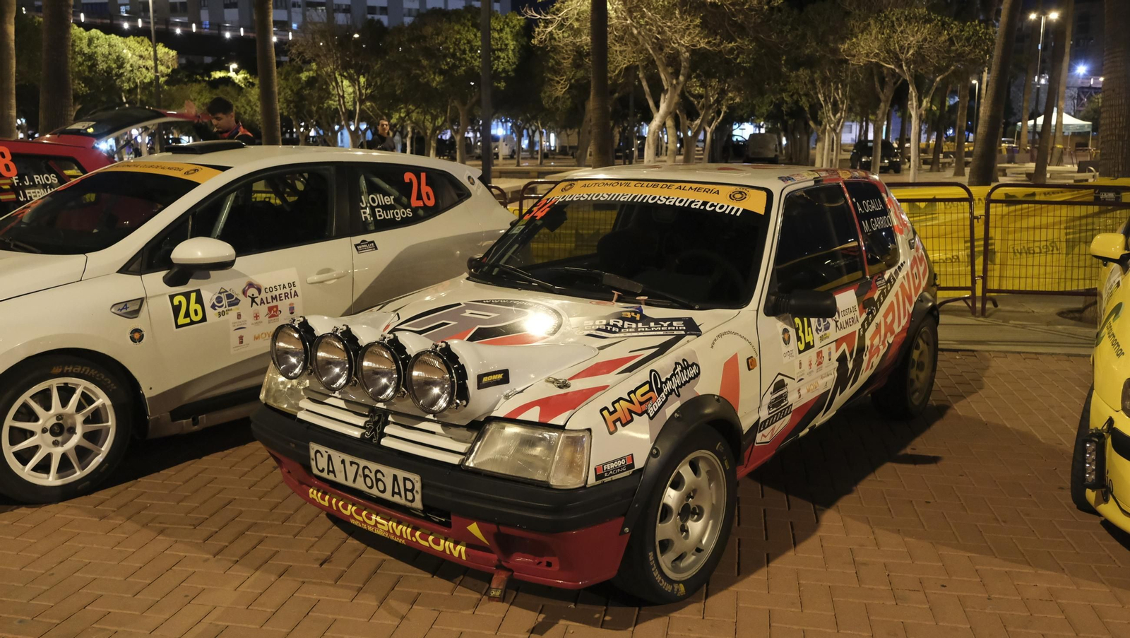 La salida de la 50 edición del Rallye Costa de Almería, en imágenes