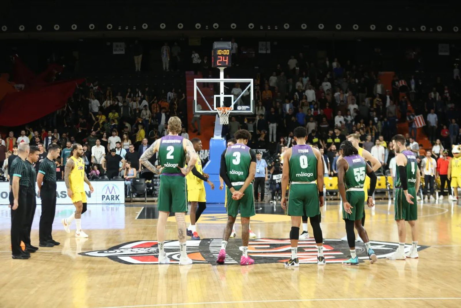 El Mersin-Unicaja, en fotos