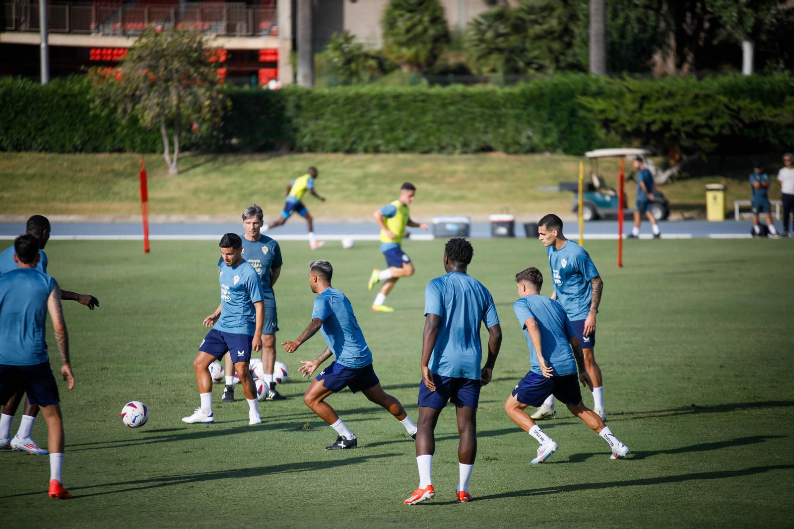 Primer entrenamiento pretemporada del Almería, en imágenes