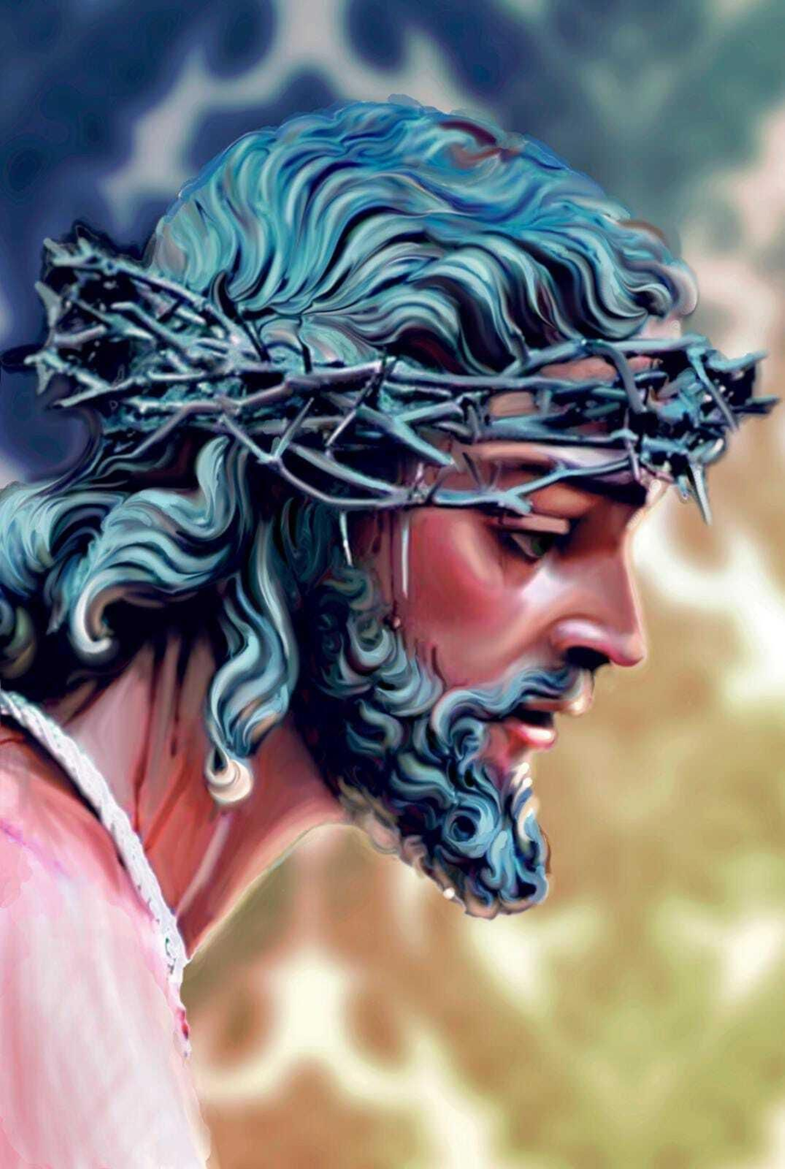 Imágenes de algunas de las obras de la iniciativa 'Balcones Cofrades' de la Hermandad de la Borriquita de Huelva