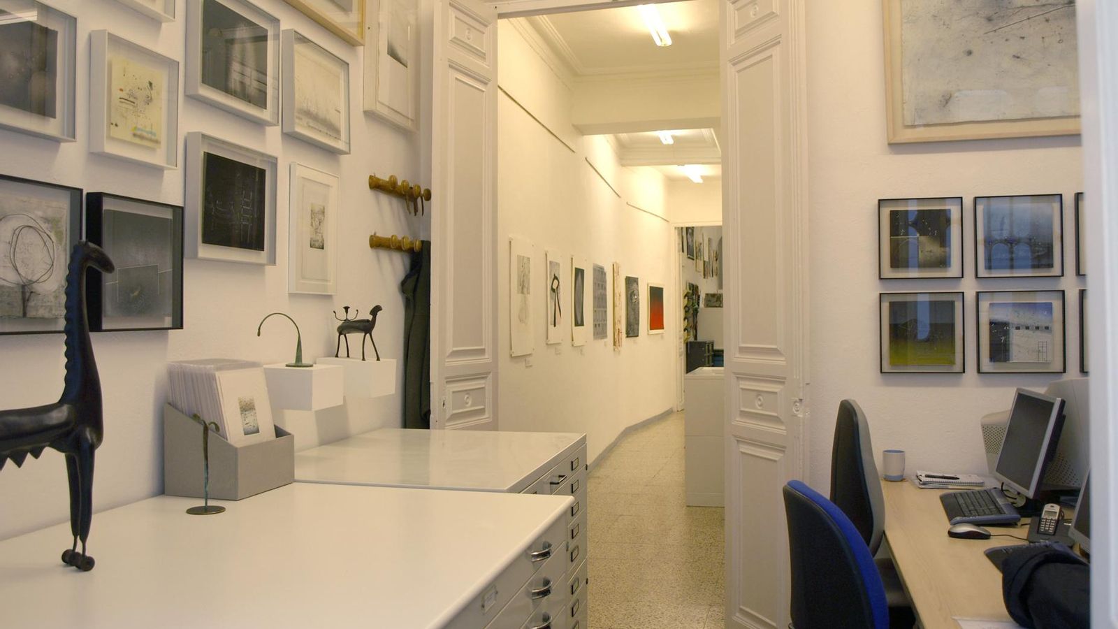 El Taller de Gravura de Paco Aguilar es todo un referente en Málaga.