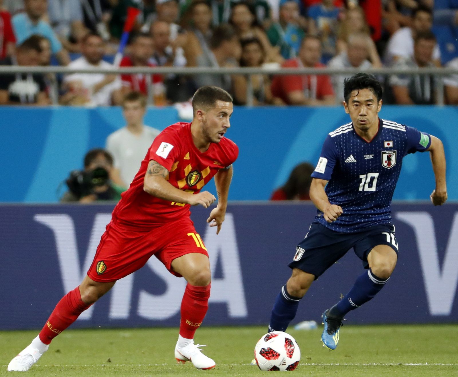 Las imágenes del Bélgica-Japón