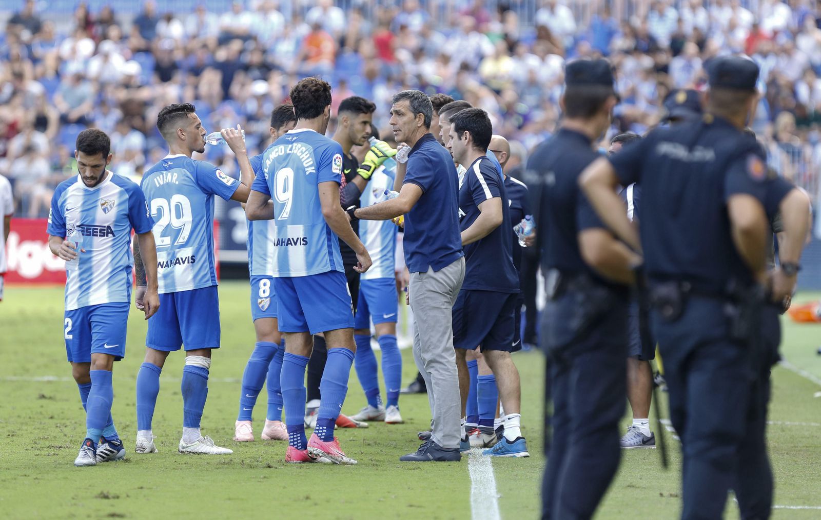 La tercera etapa de Muñiz en el Málaga en fotos
