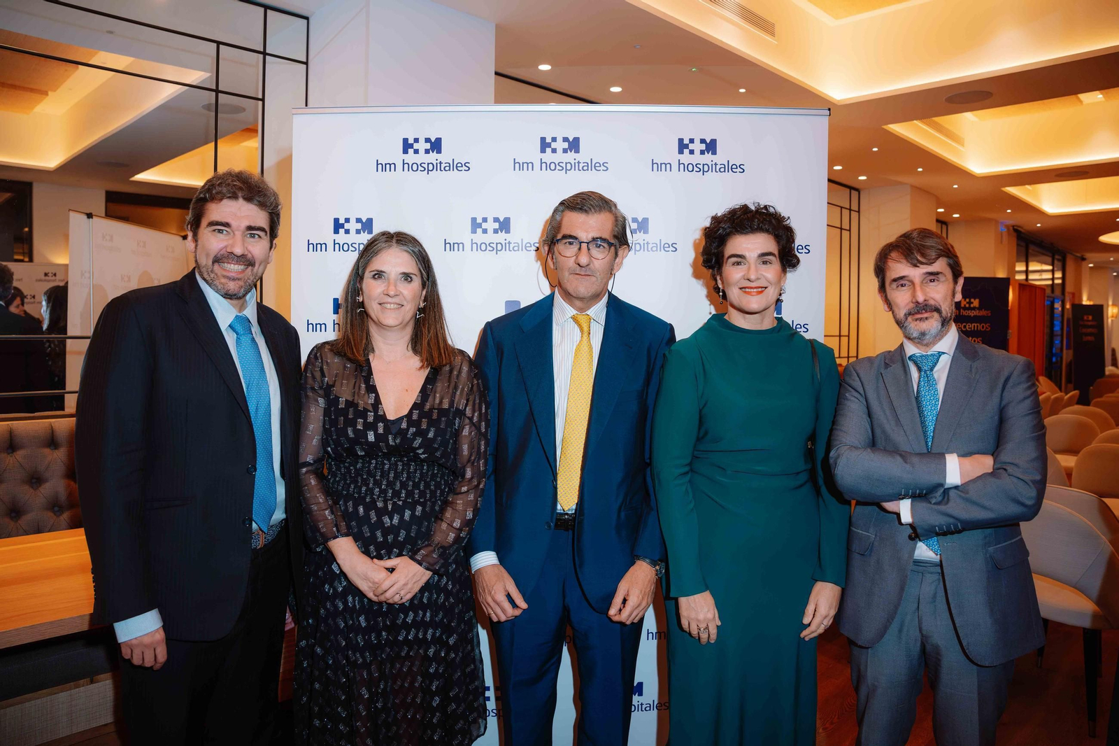 Responsables del Grupo HM en la presentación del balance anual.