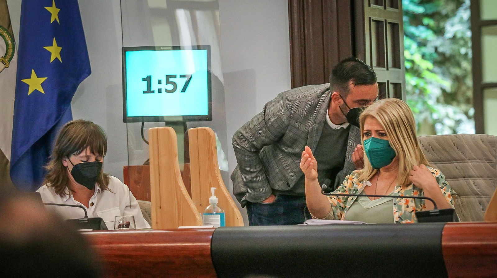 Secuencia del enfado de José Antonio Díaz con la alcaldesa