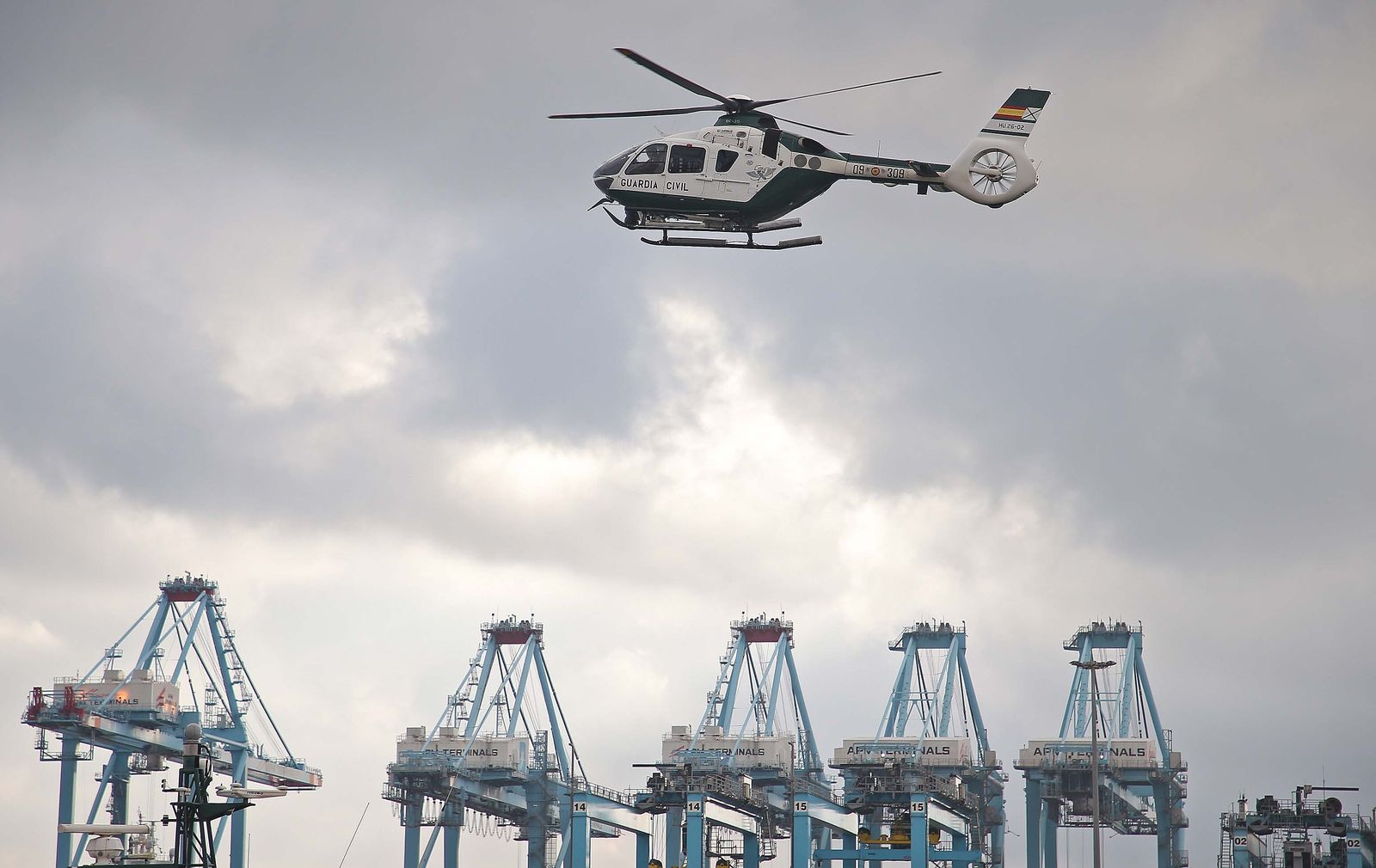 Fotos de la exhibición de medios de la Guardia Civil en el Llano Amarillo de Algeciras