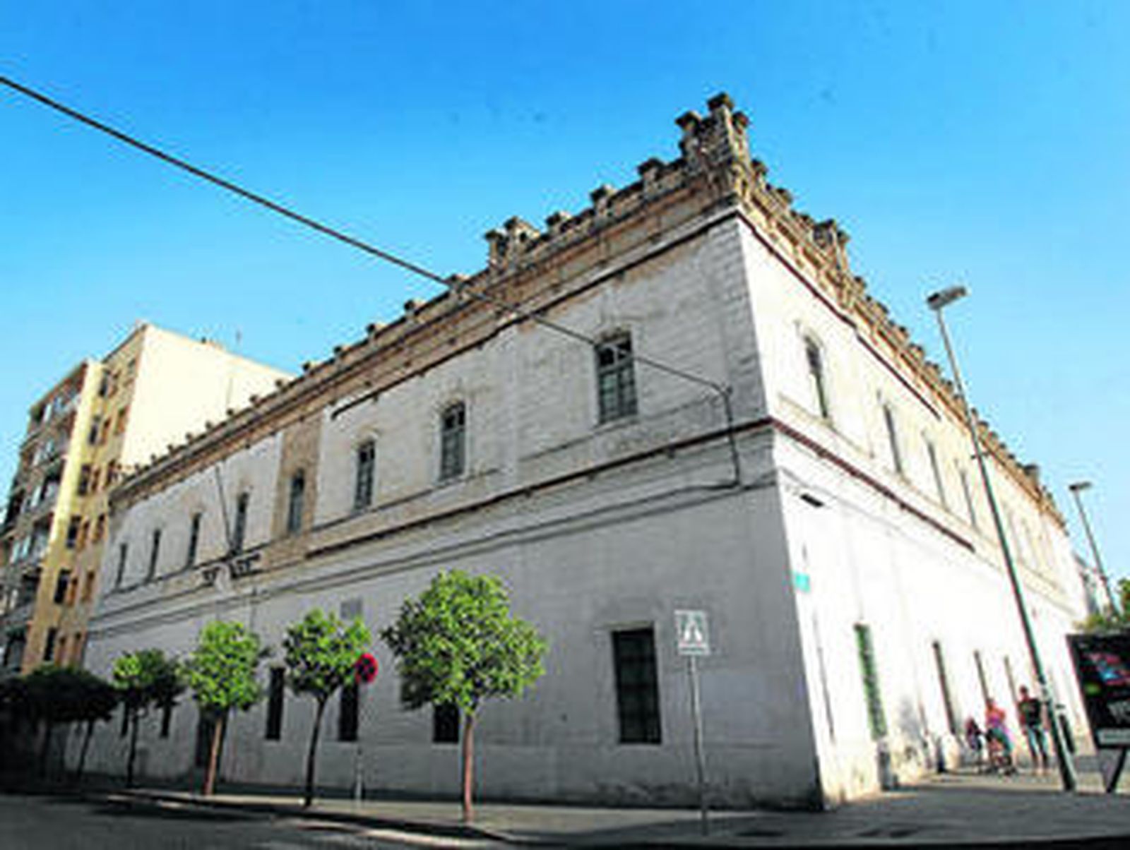 Imagen tomada ayer del antiguo convento de San Agustín.