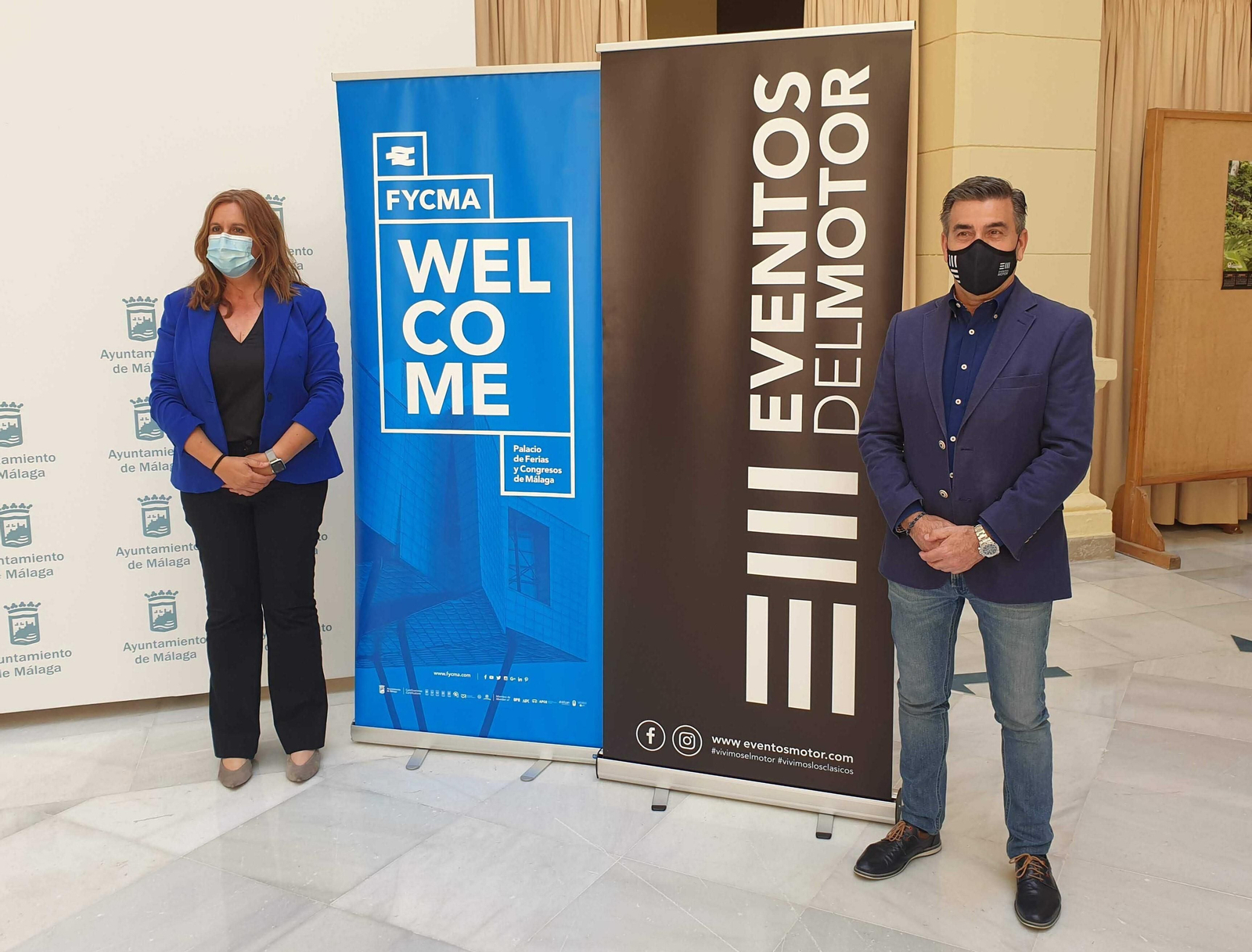 Presentación de Retro Málaga 2021, que se celebra desde el viernes al domingo en el Palacio de Ferias.