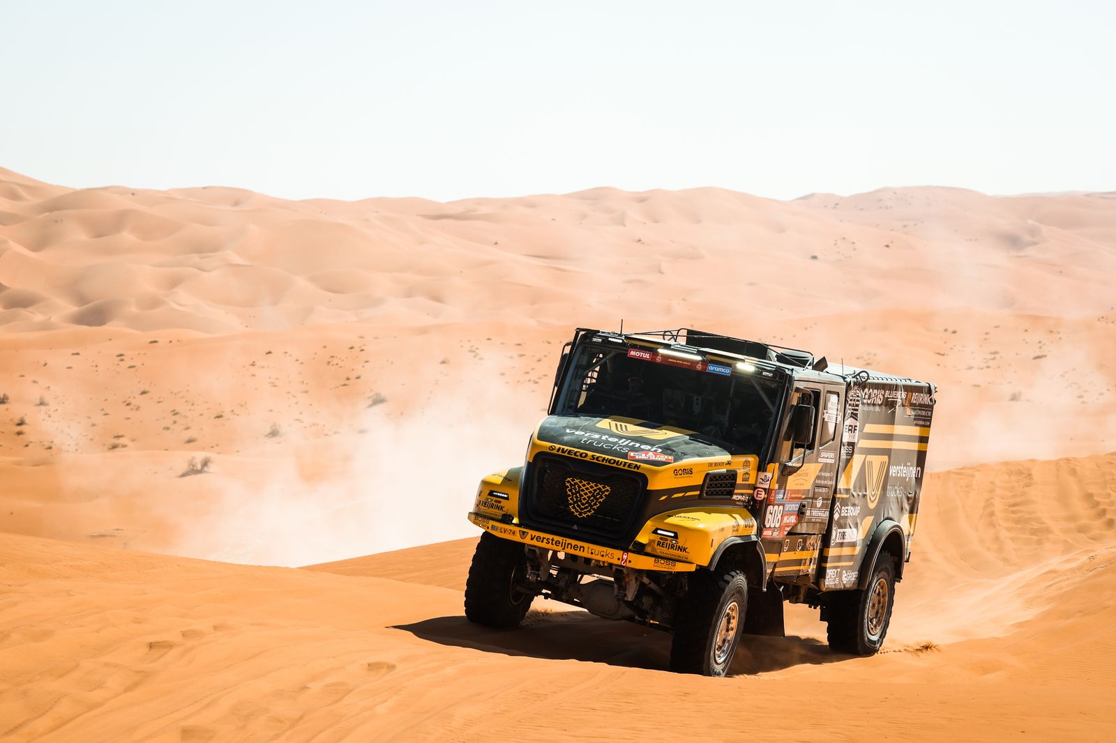 Las espectaculares imágenes del Dakar por las dunas