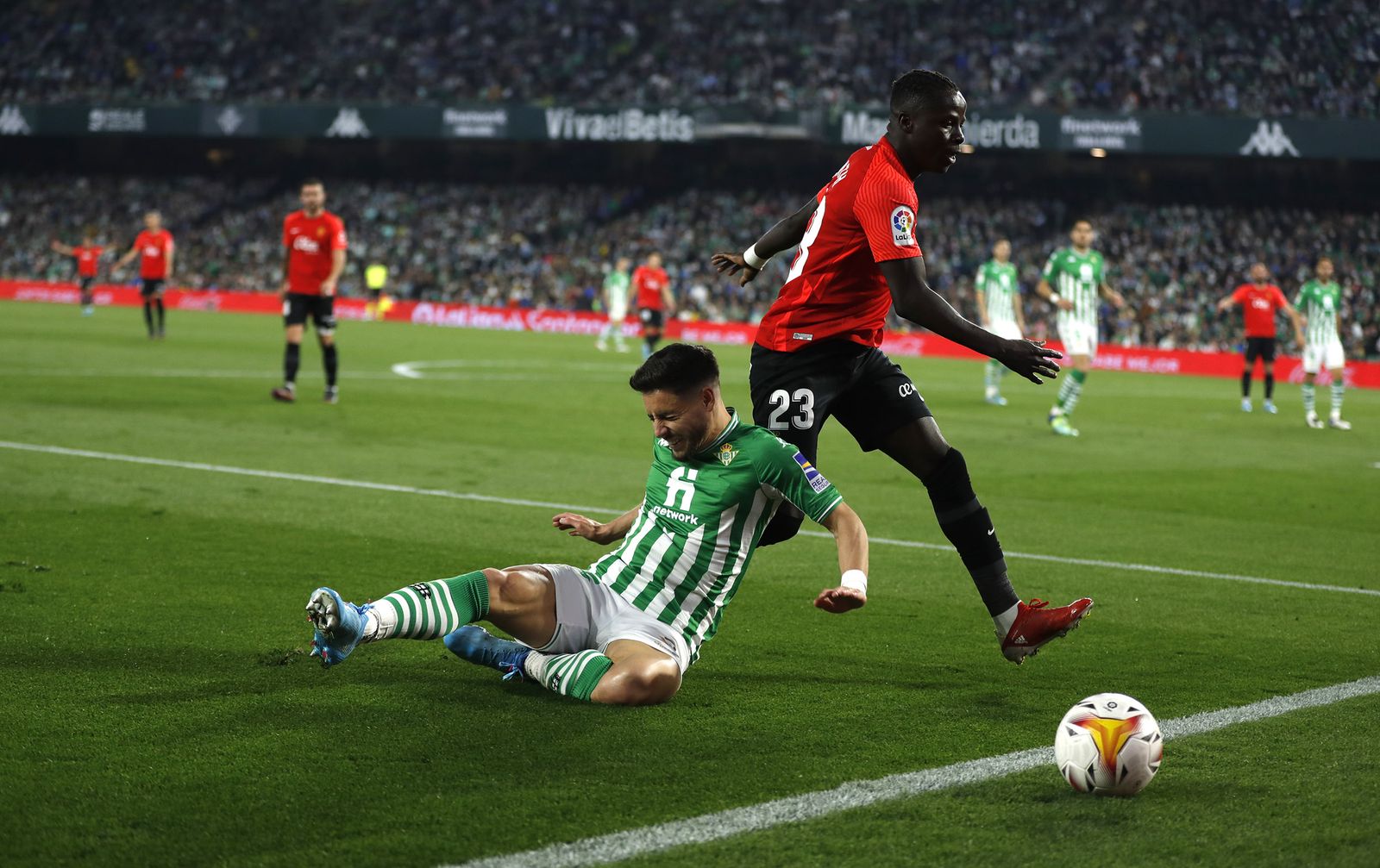 Una imagen de un partido de Liga entre Betis y Mallorca.