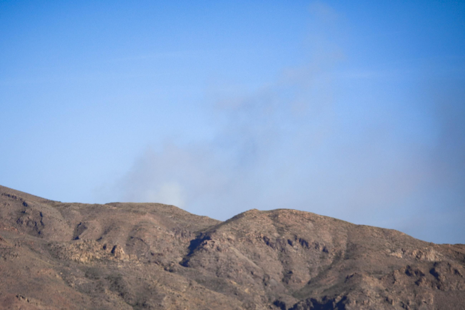 Las imágenes del incendio forestal en Sierra Alhamilla