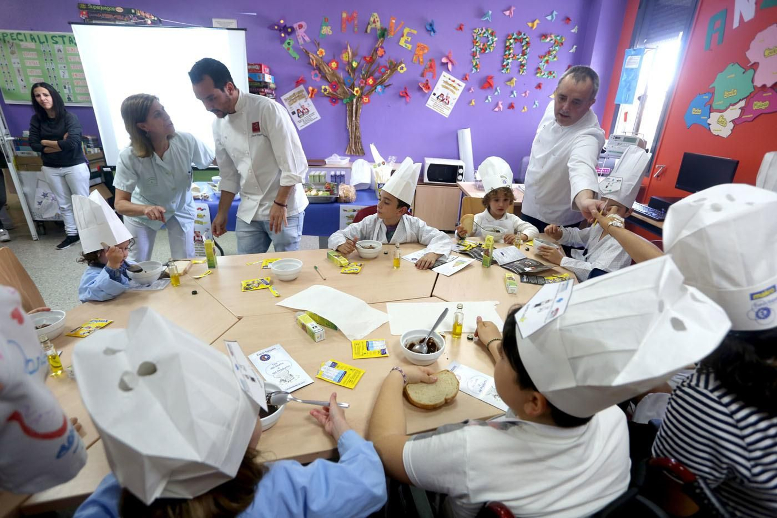 Los chefs infantiles en el hospital