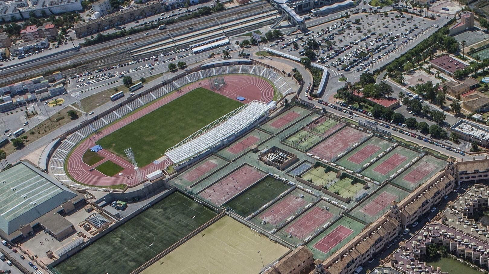 Ciudad deportiva de Bahía Sur, en una imagen de archivo