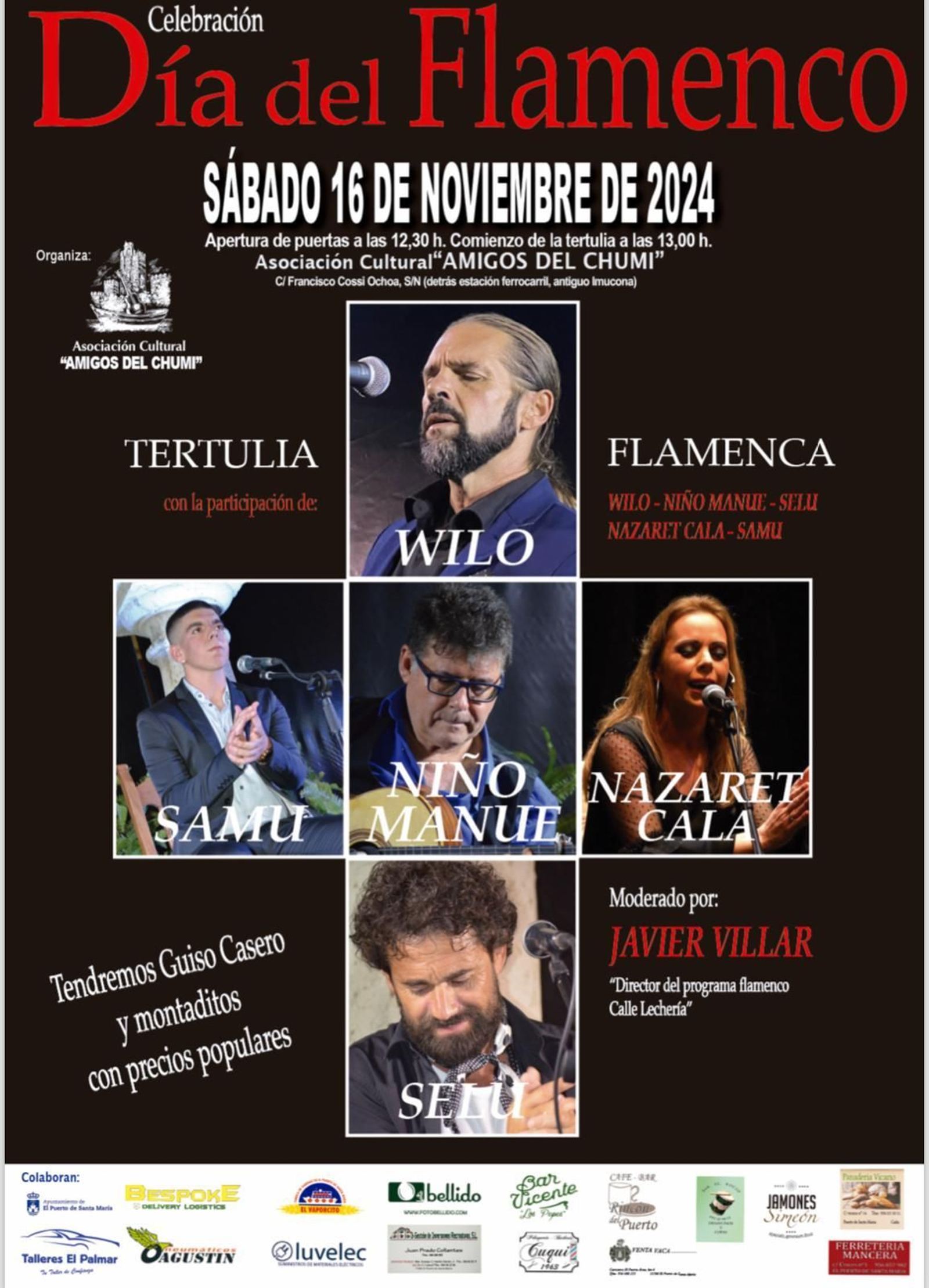 El cartel anunciador del evento.