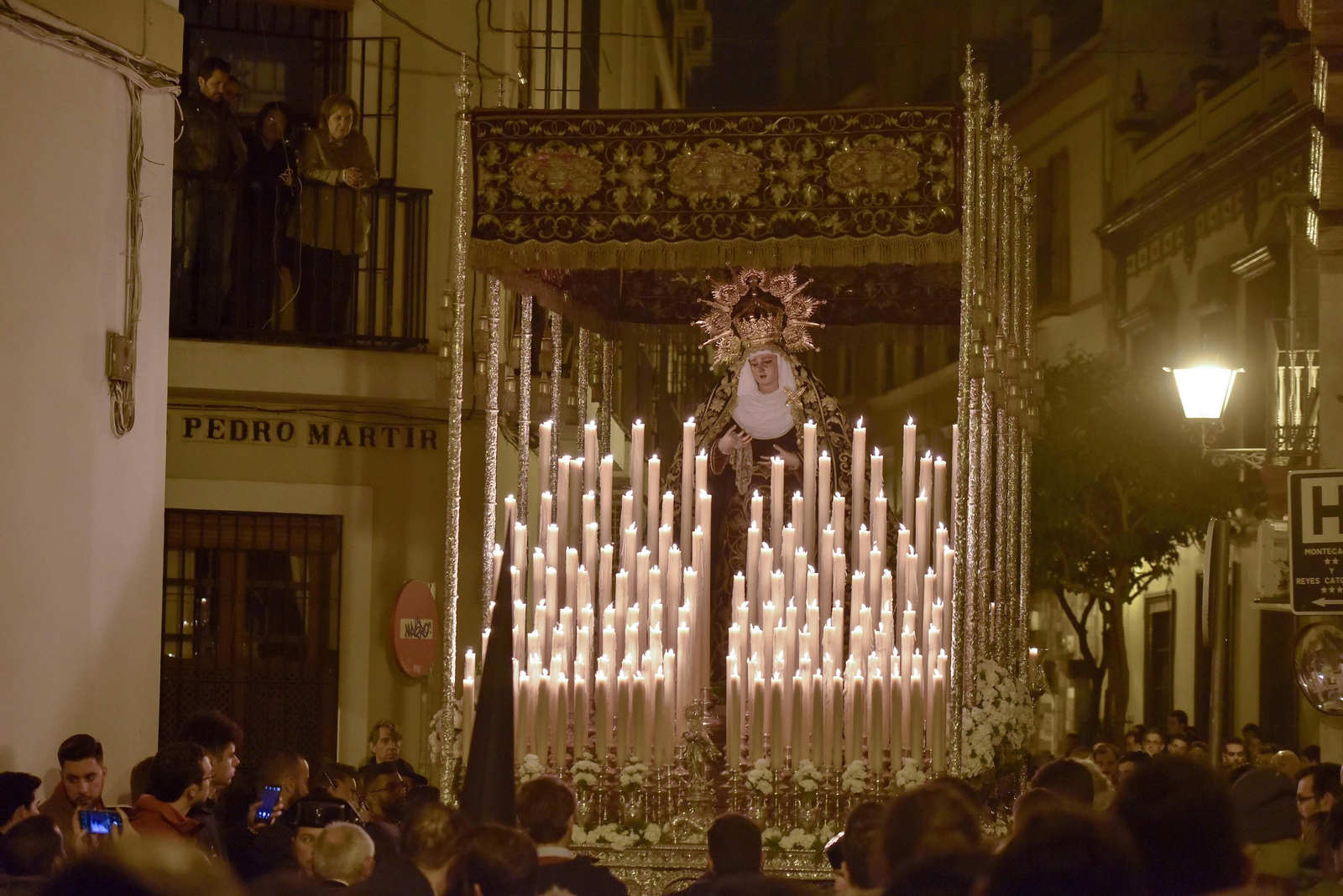 La Virgen de la Presentación durante la pasada Madrugada.