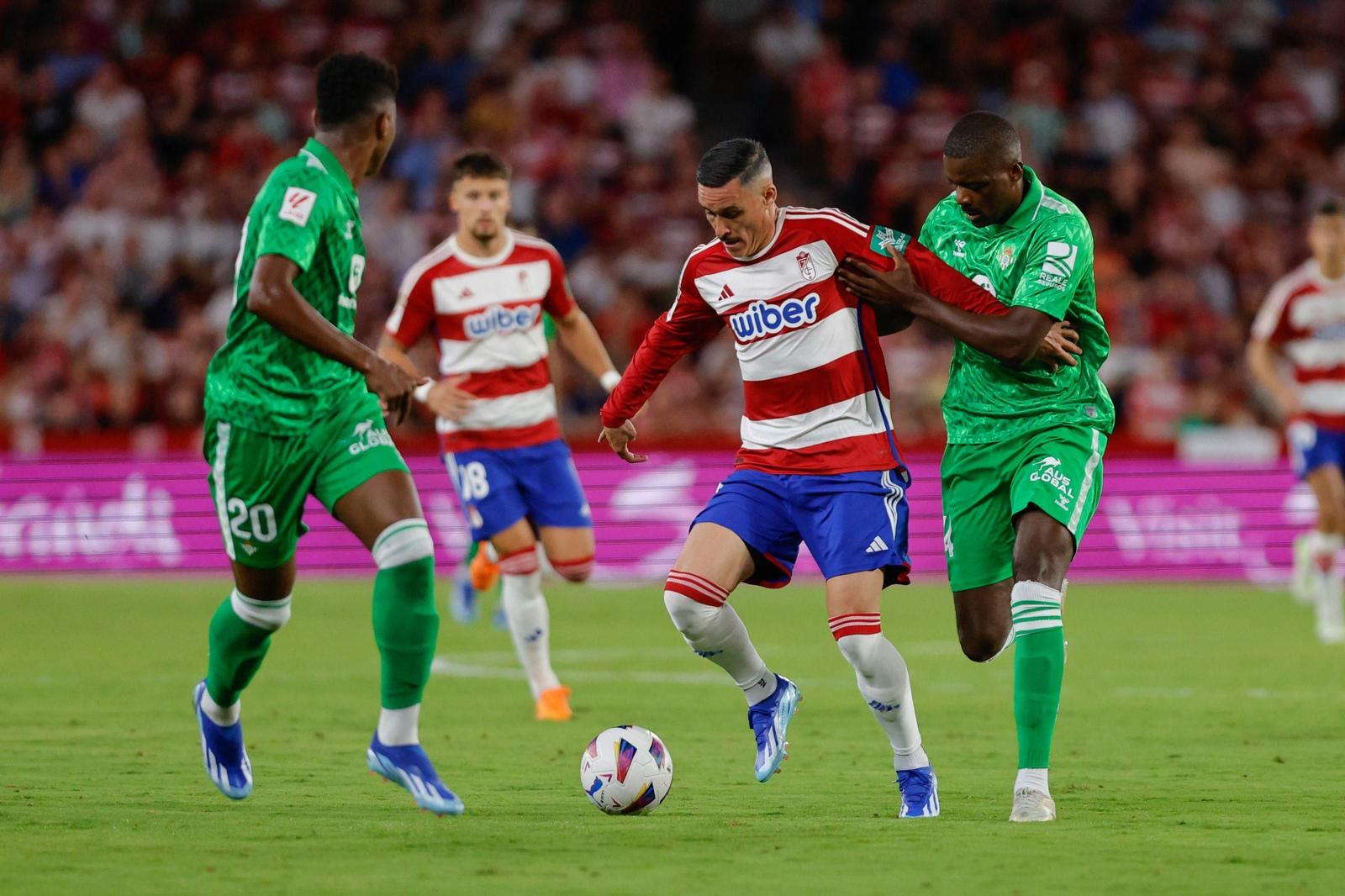 Callejón en el duelo ante el Betis.