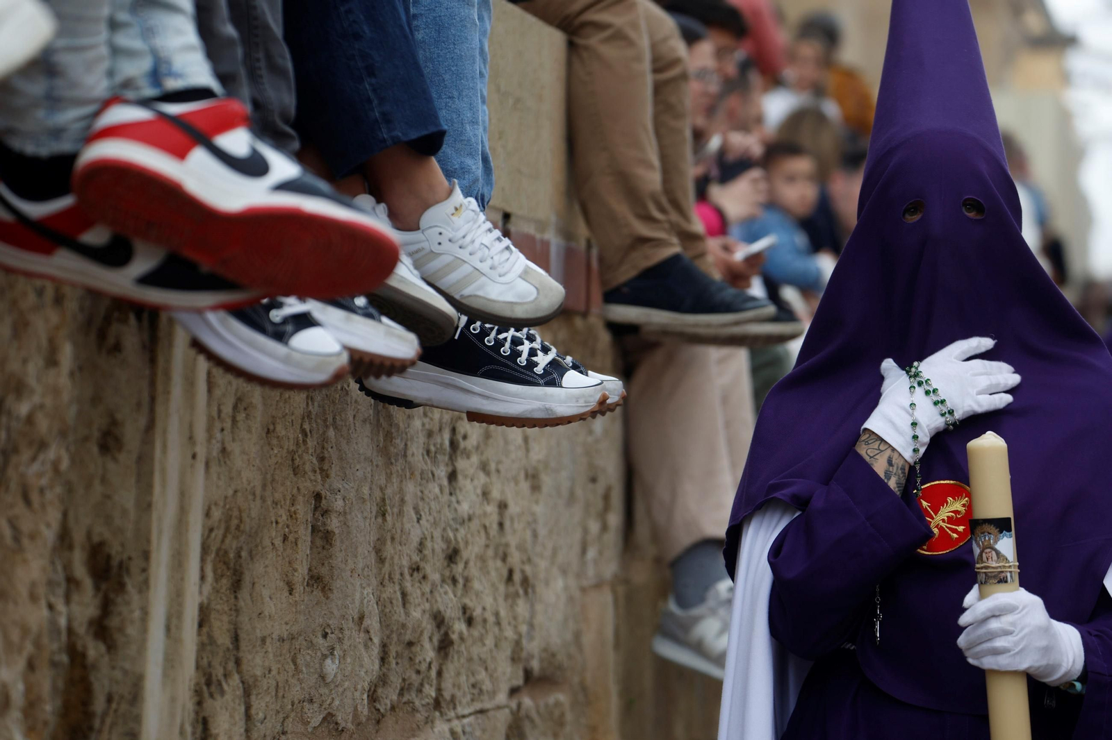 La procesión de la Agonía en este Martes Santo de Córdoba, en imágenes