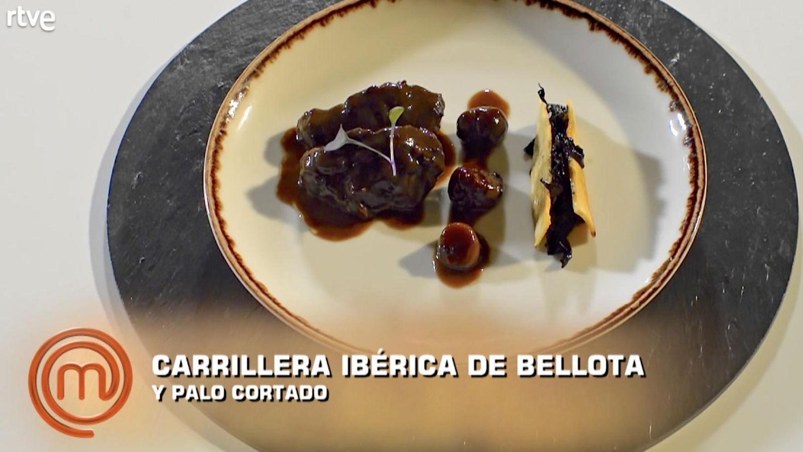 Carrillera ibérica de bellota y palo cortado