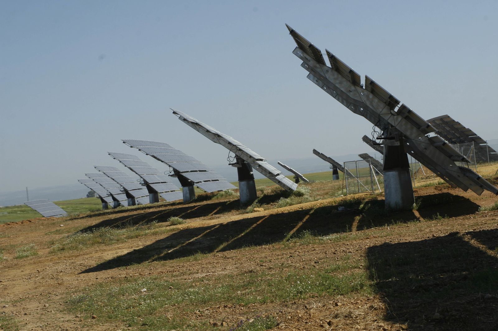 Paneles de energía solar.