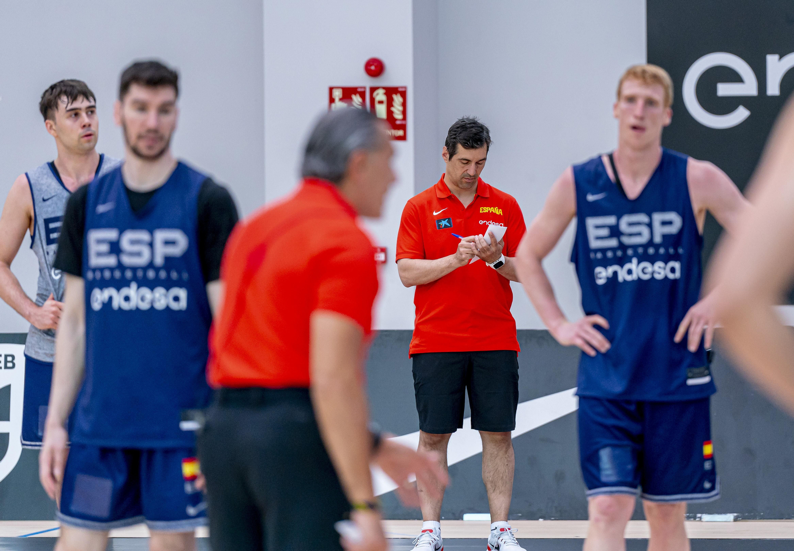 La selección española sigue trabajando en Madrid La selección española sigue trabajando en Madrid